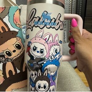 Labubu theme Stanley tumbler